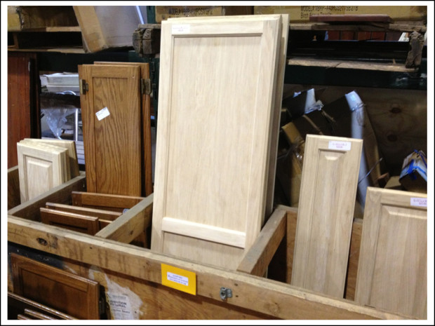 Cabinet doors of all shapes, sizes, and finishes. Or unfinished.