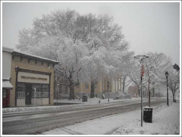 Extremely heavy snow.