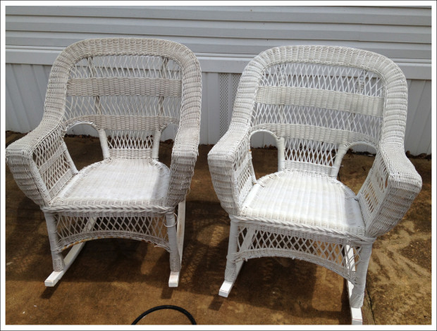 White Chairs, Before & After