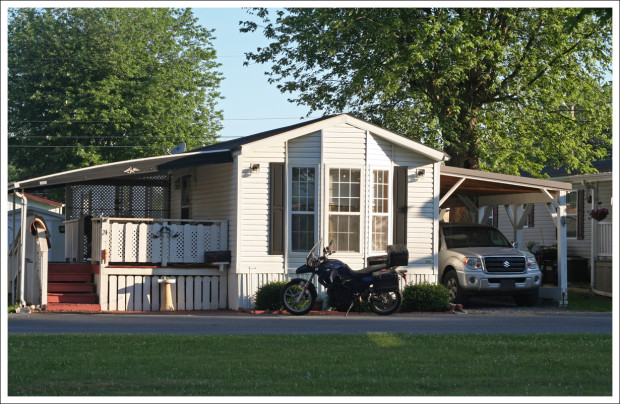 Front of Dad's New House