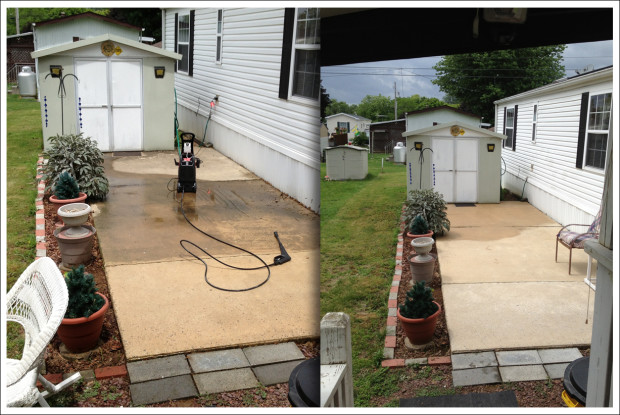 Patio, During & After