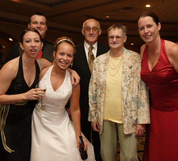 L-R, Shannon, Eric, Amy, Dad, Mom, and Me