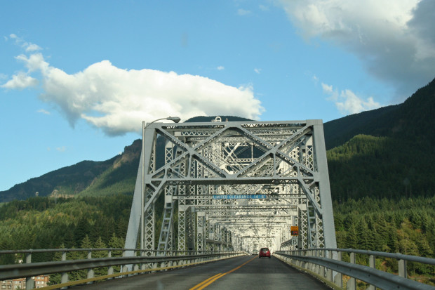 Entering Oregon