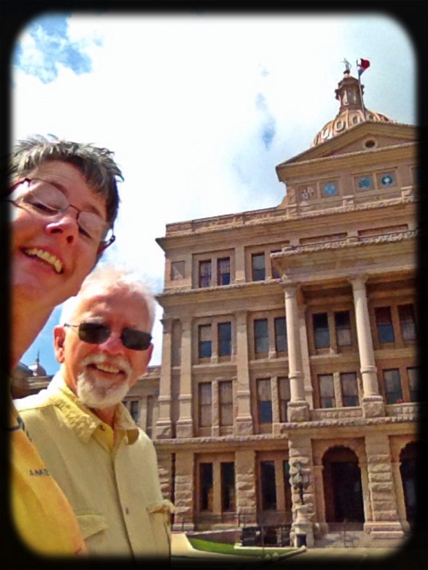 Me and Mike at the Texas State Capitol building.