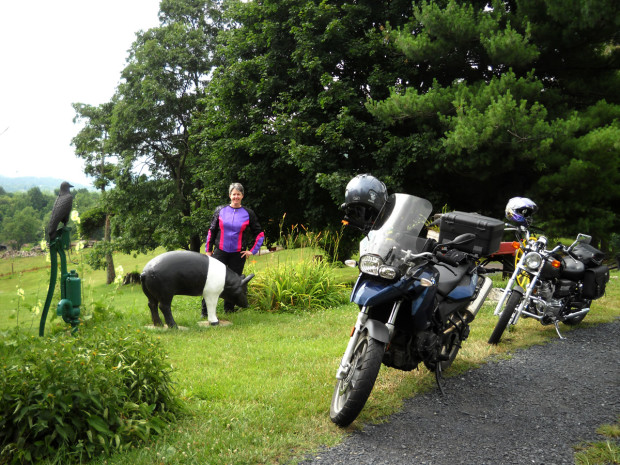 Me and an Oreo Pig (July 2014)