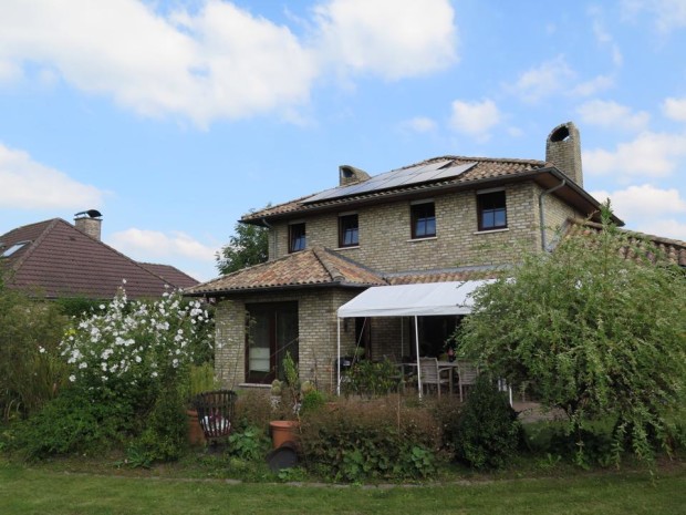 Current house as seen from the garden.