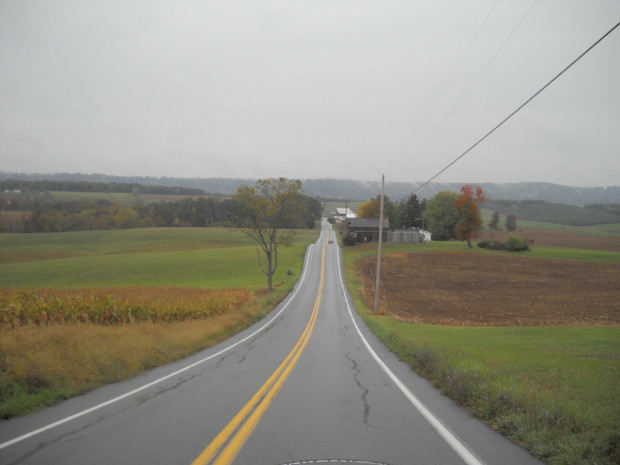 Nice country road in Pennsylvania.