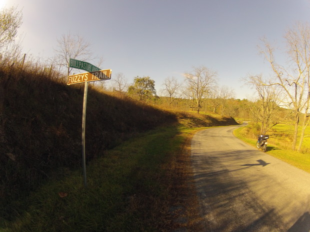 Bullpasture River Road and Fuzzys Path