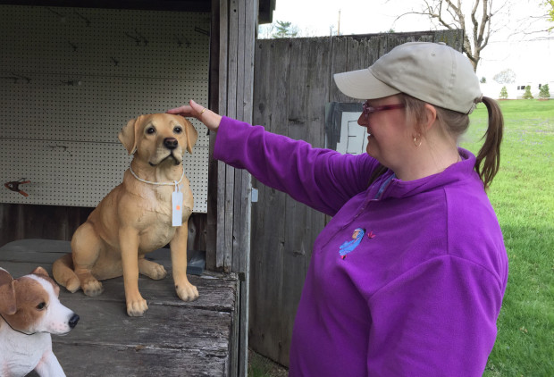 "Hi, puppy!"