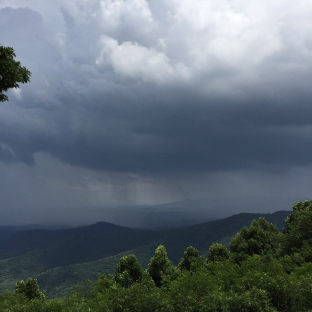 Ominous-looking storm.