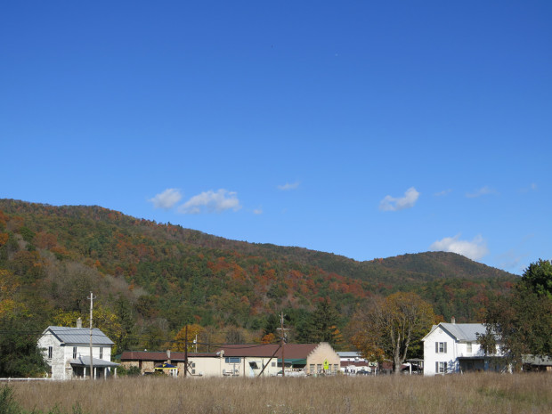 Looking at the mountains in Brandywine, West Virginia.