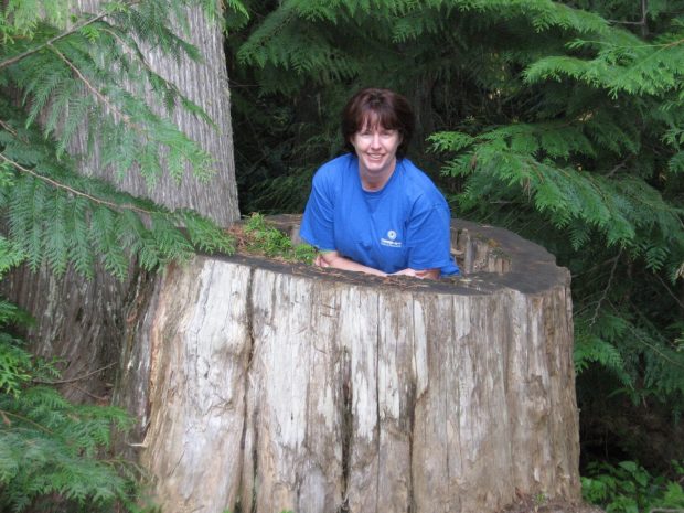 Me in Big Tree Stump