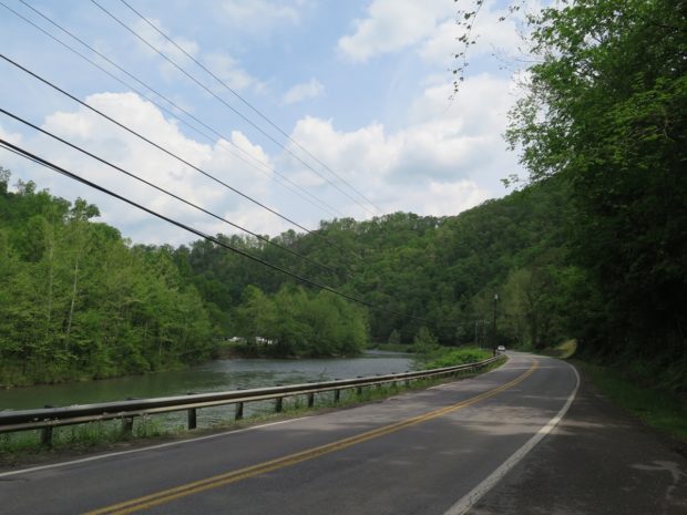 Near Gilbert, WV, along the Guyandotte River.